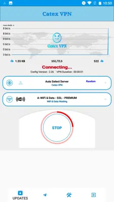 Catex VPN android App screenshot 1