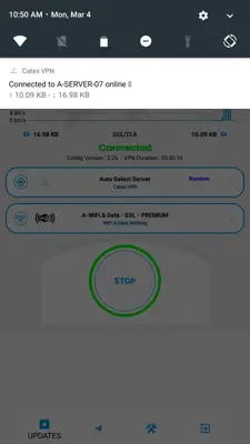 Catex VPN android App screenshot 3