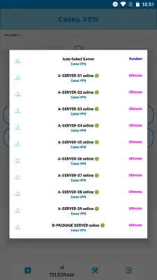 Catex VPN android App screenshot 5